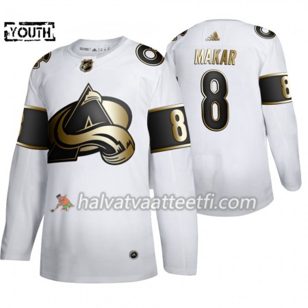 Lasten NHL Colorado Avalanche Pelipaita Cale Makar 8 Adidas 2019-20 Golden Edition Valkoinen Authentic Lasten NHL Colorado Avalanche Pelipaita Cale Makar 8 Adidas 2019-20 Golden Edition Valkoinen Authentic